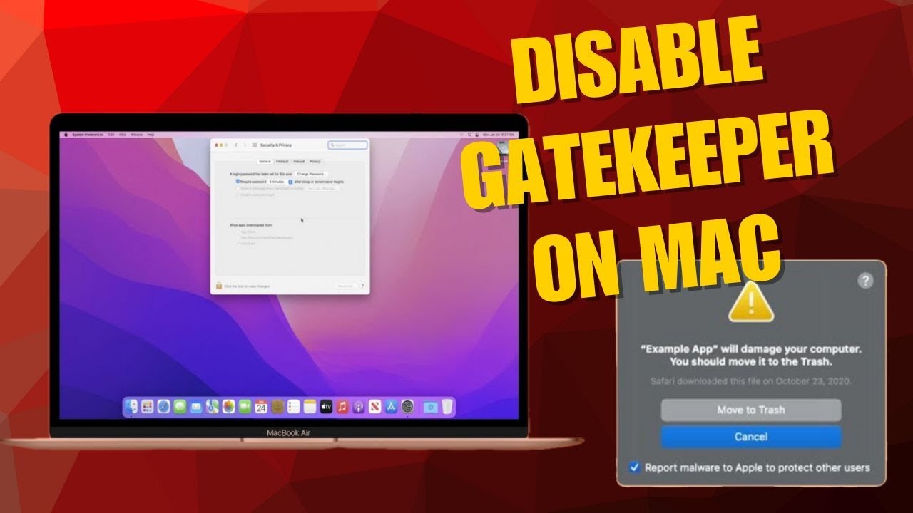 How to Disable Gatekeeper on Mac
